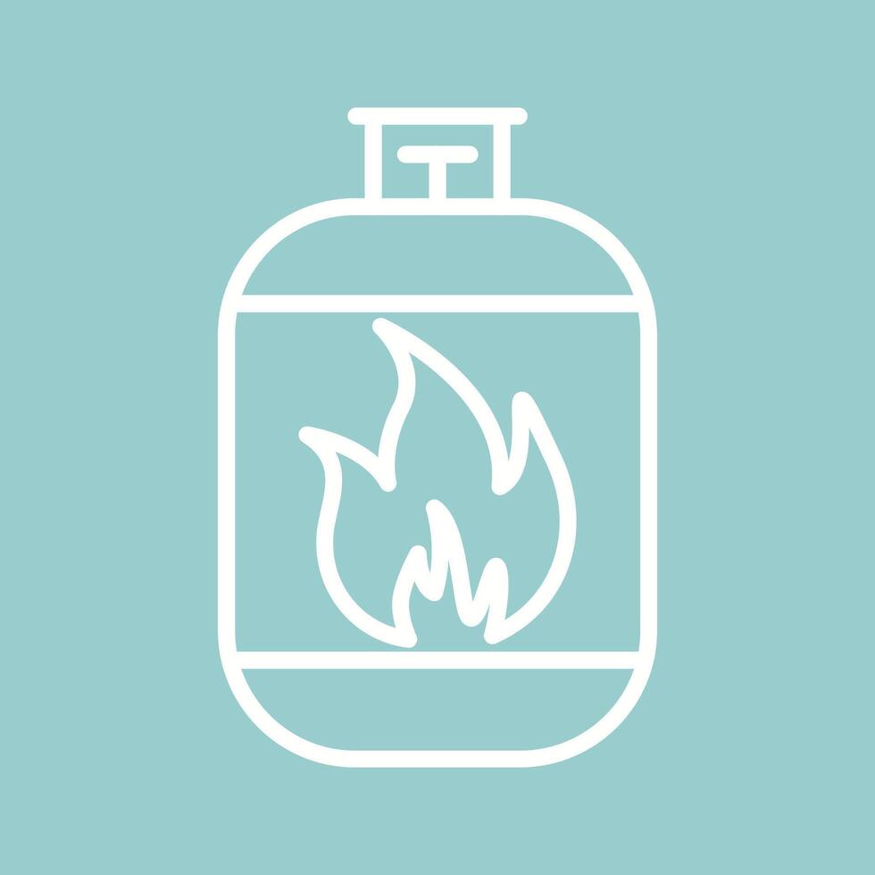 Gas Cylinder Vector Icon