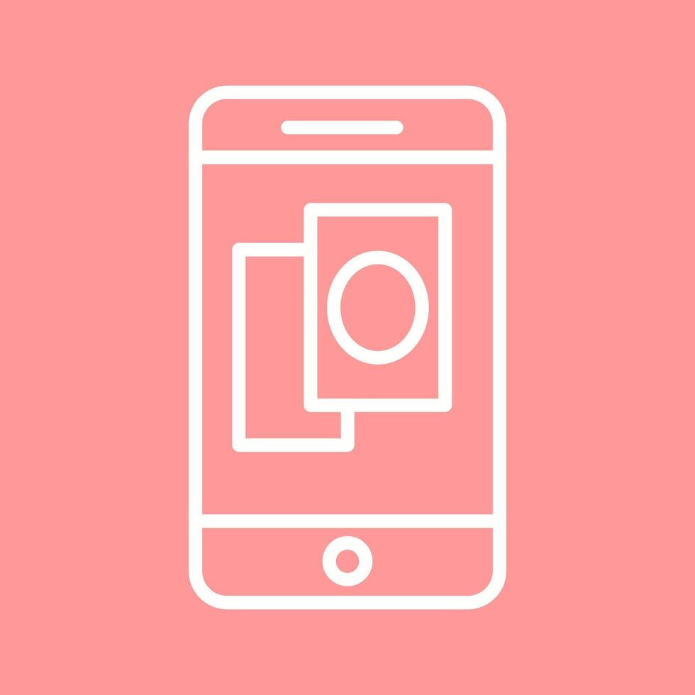 Phone Gambling Vector Icon