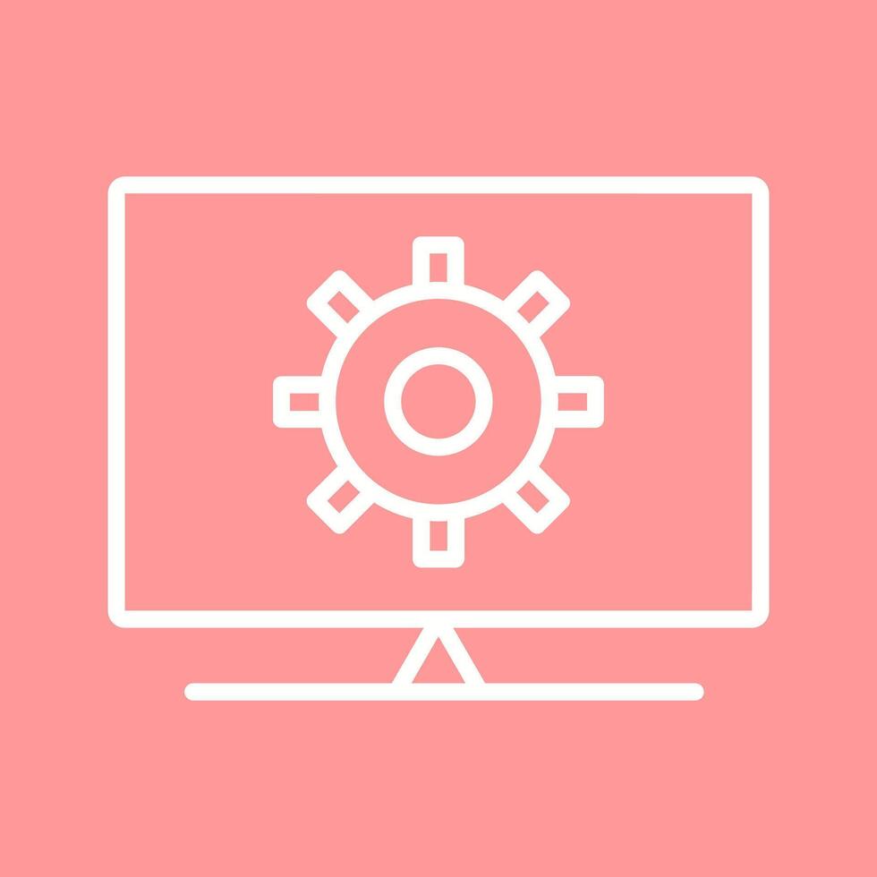 Computer Settings Vector Icon