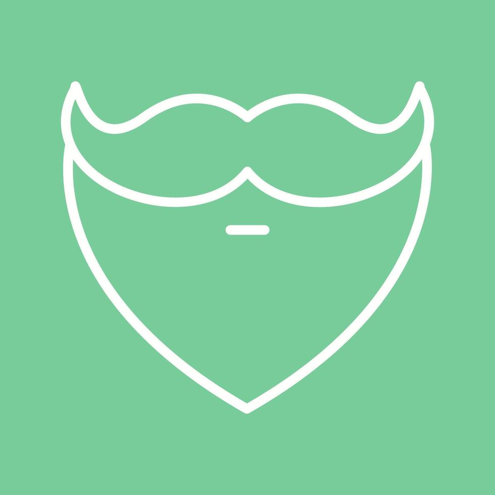 Beard and Moustache I Vector Icon