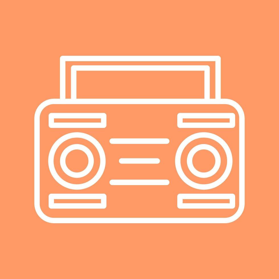 Cassette Player Vector Icon