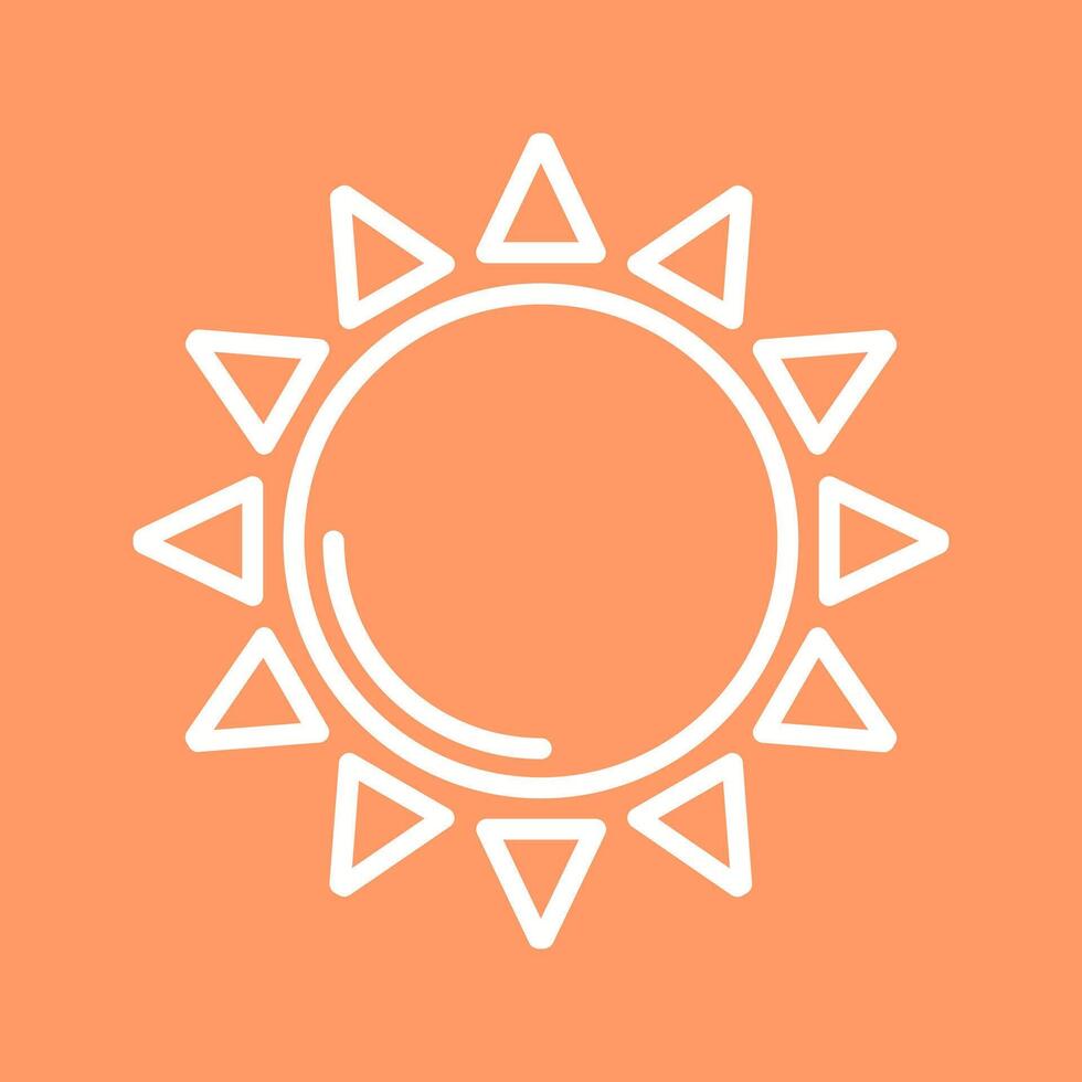 Sun Vector Icon