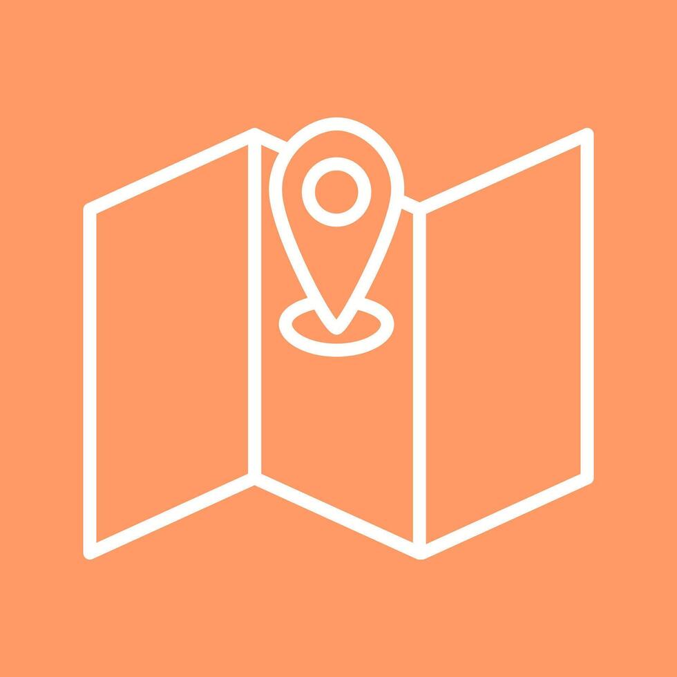 Folded Map Vector Icon