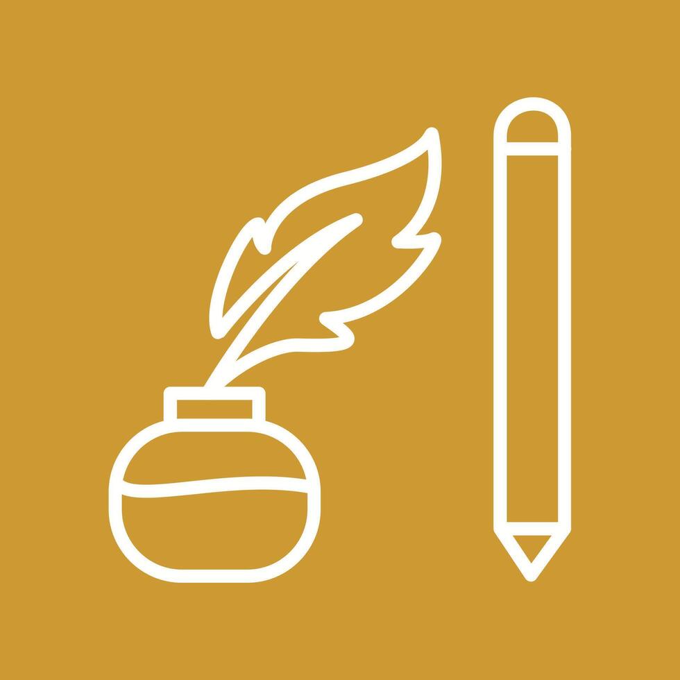 Writing Equipment Vector Icon