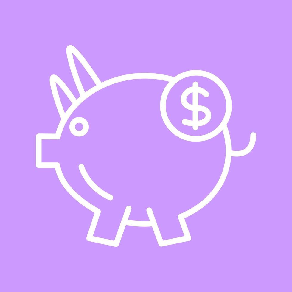 Piggy Saving Vector Icon