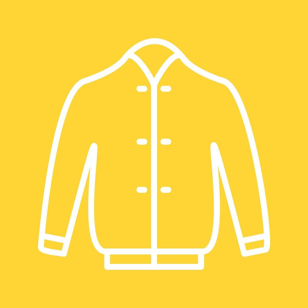 Stylish Jacket Vector Icon