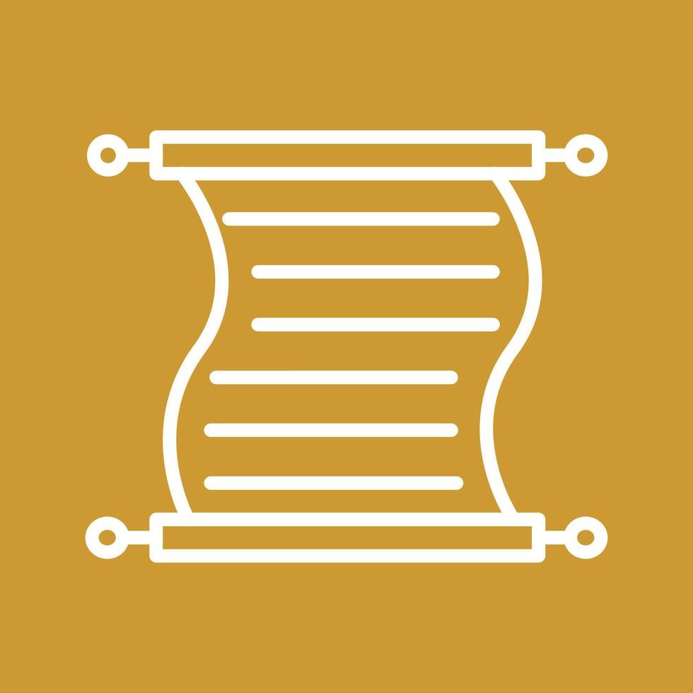 Scroll of Paper Vector Icon