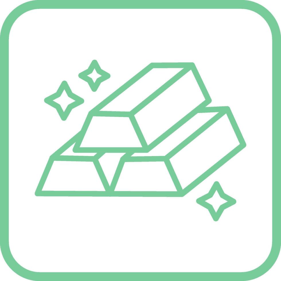 Gold Bars Vector Icon