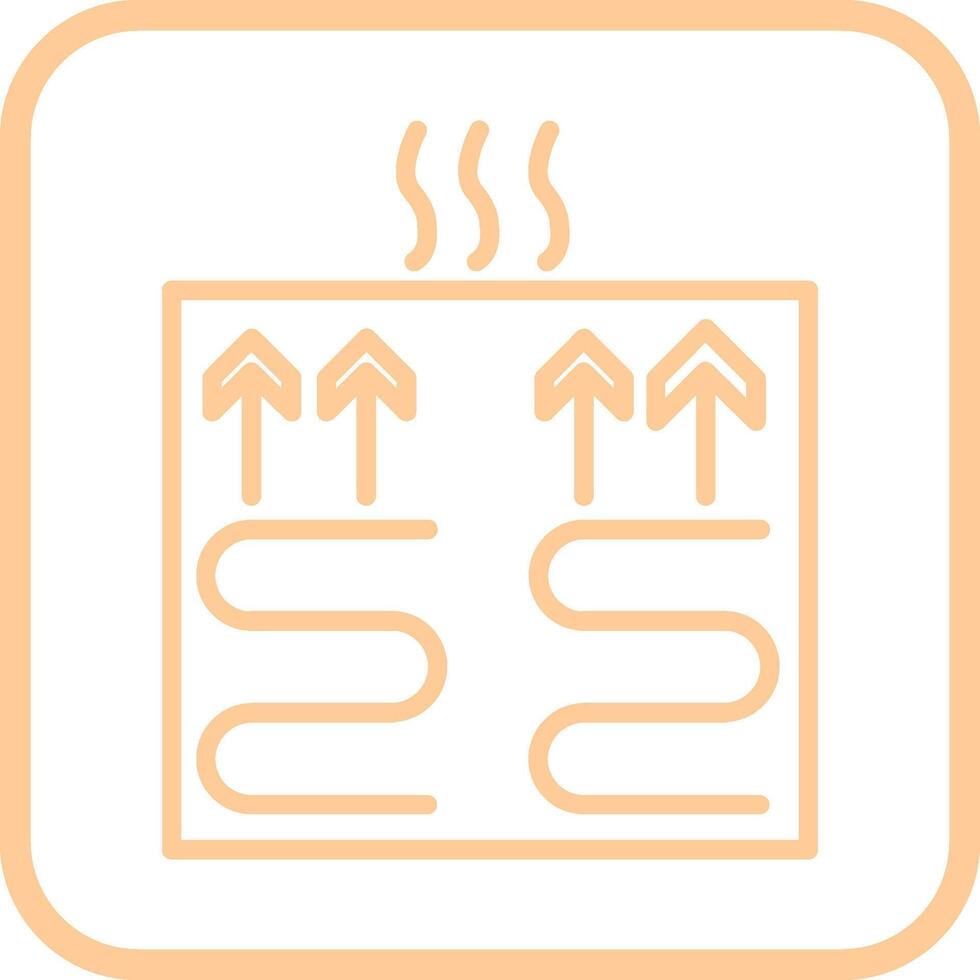 Underfloor Heating Vector Icon