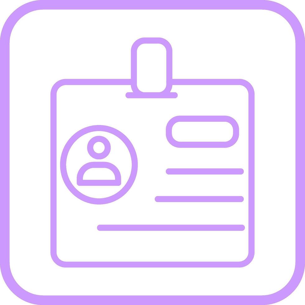 Identification Vector Icon