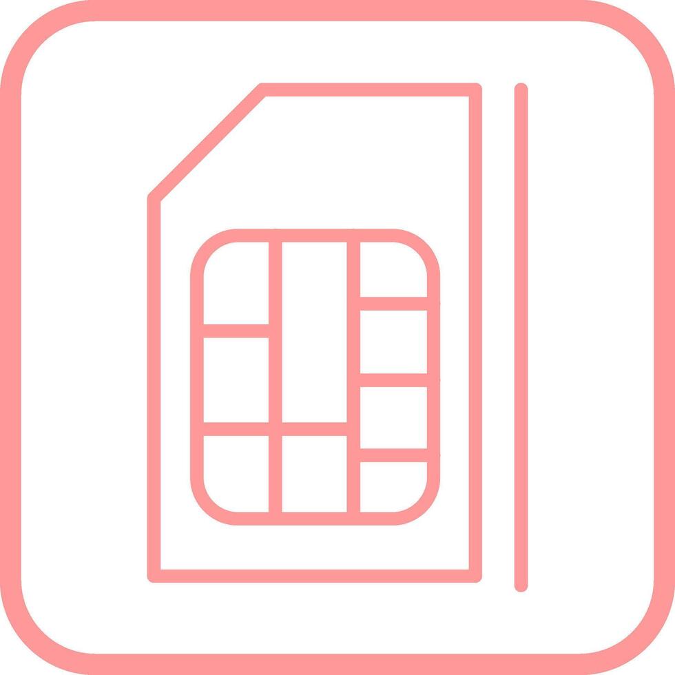 SIM Card Vector Icon