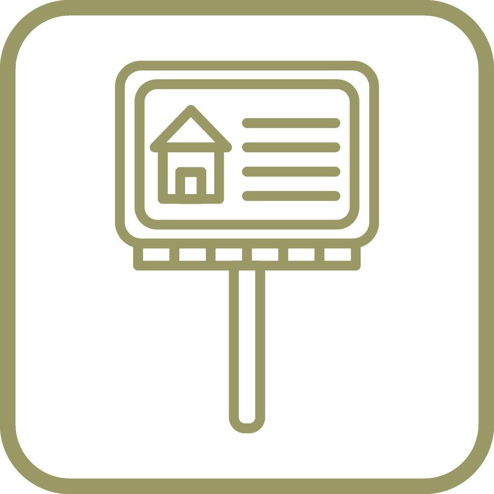 Billboard Vector Icon