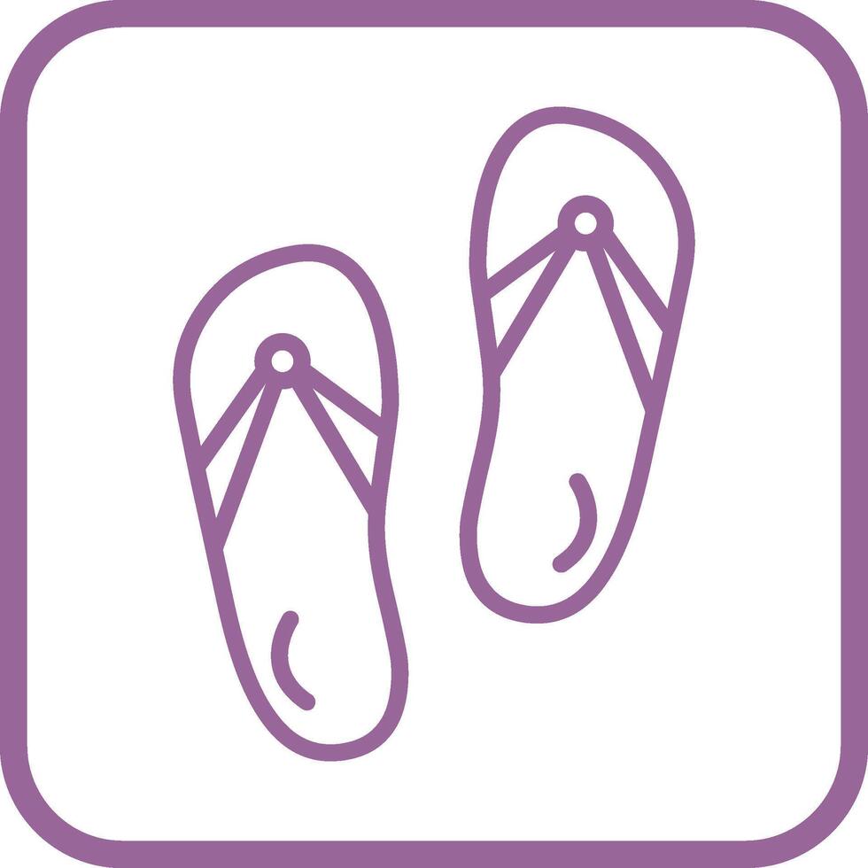 Slippers Vector Icon