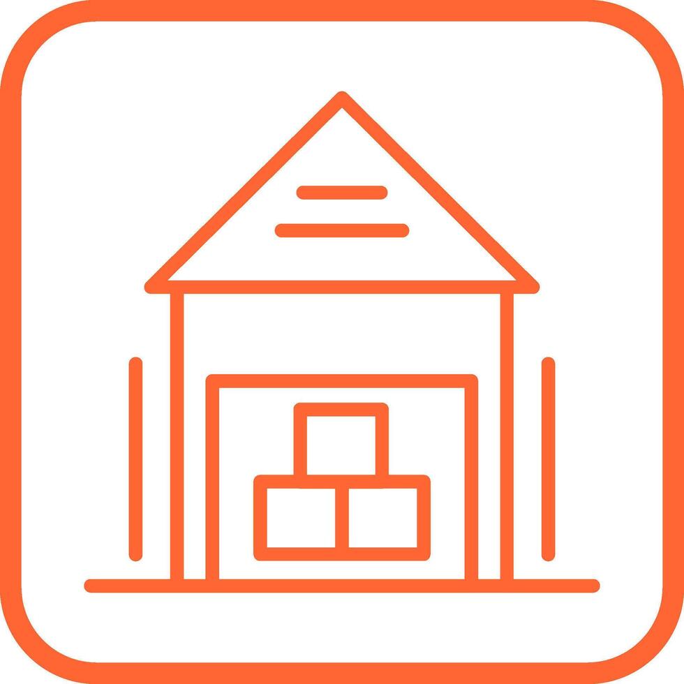 Warehouse Vector Icon