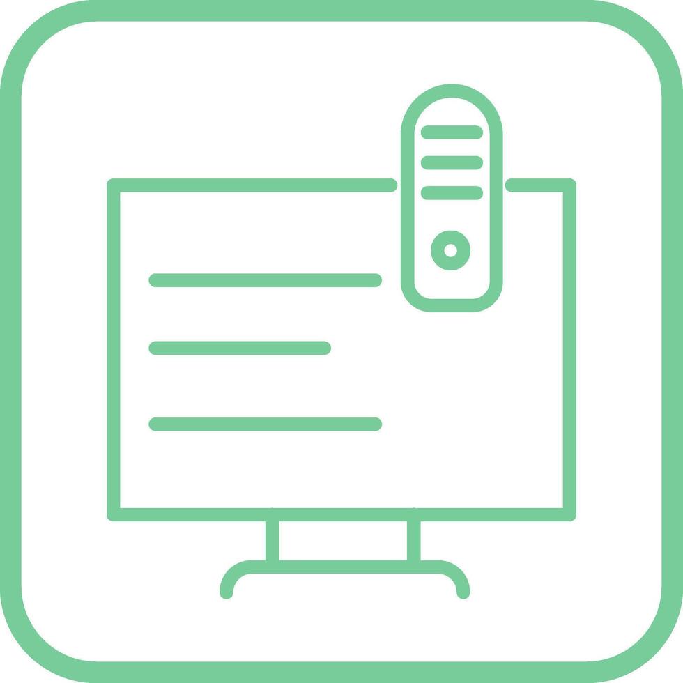 Television Vector Icon