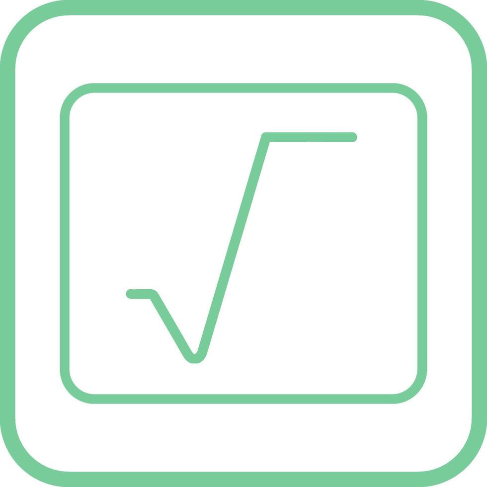 Square Root Vector Icon