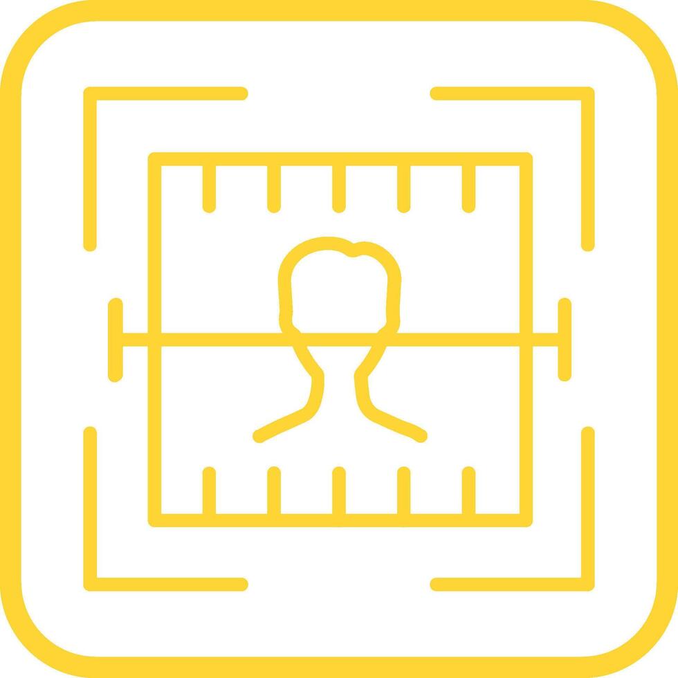 Face Scan Vector Icon