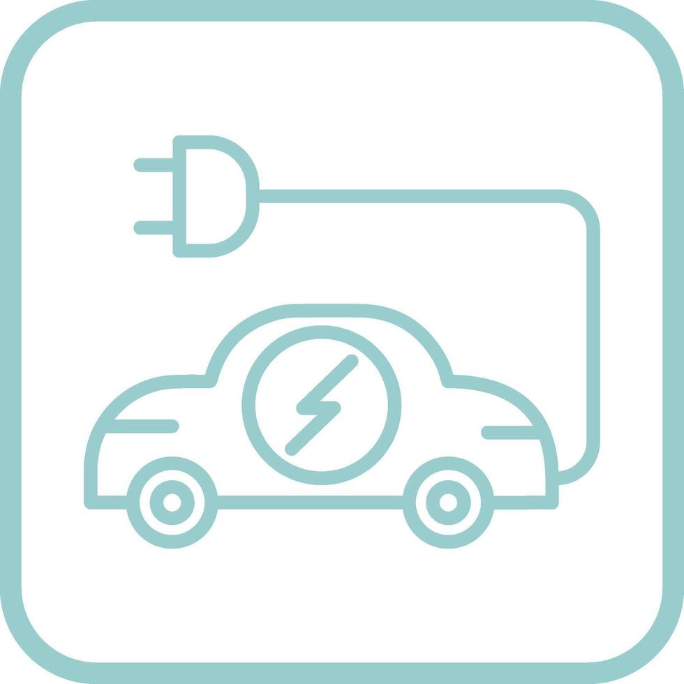 Electric Car Vector Icon