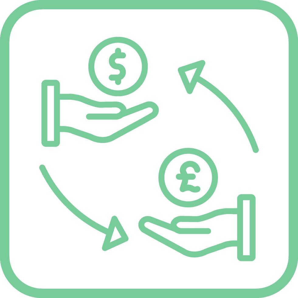 Dollar to Pound Vector Icon