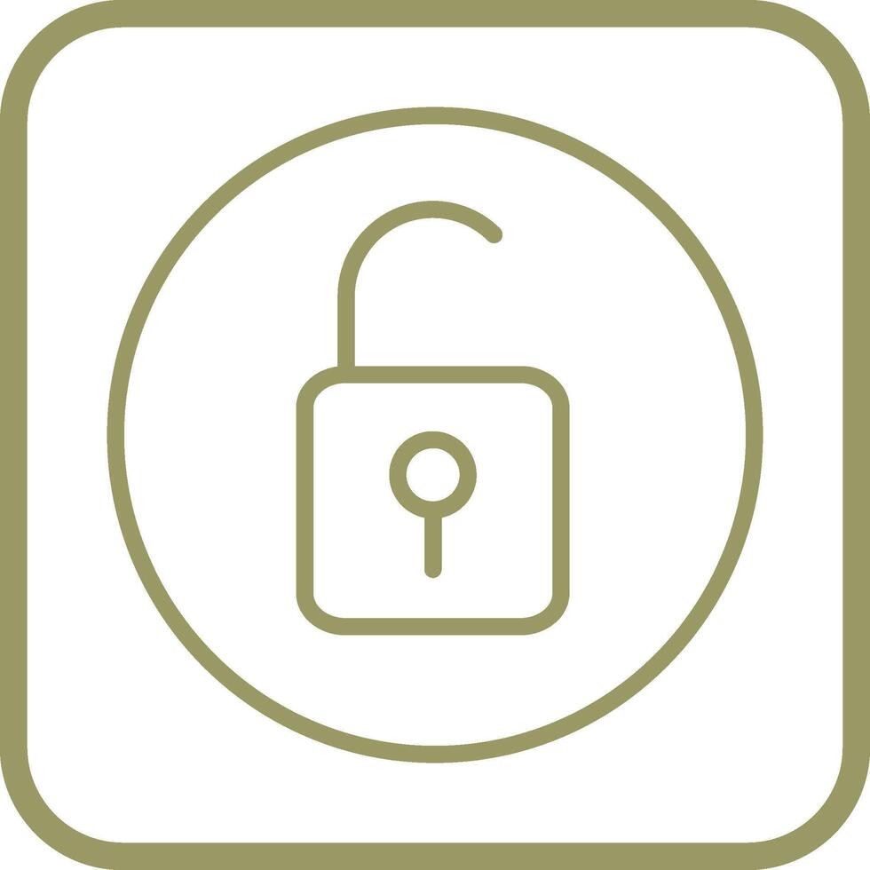 Open Lock II Vector Icon