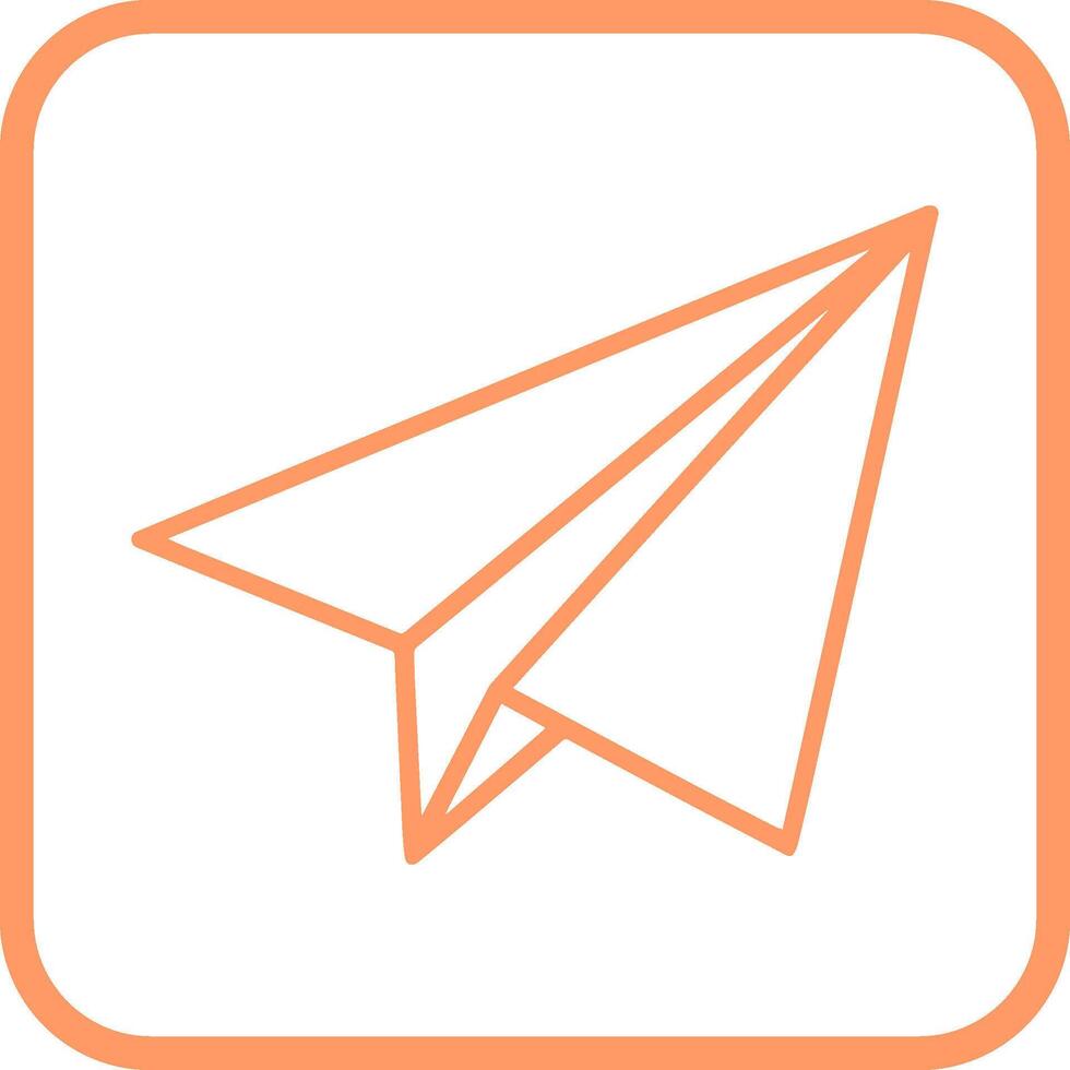 Paper Plane Vector Icon