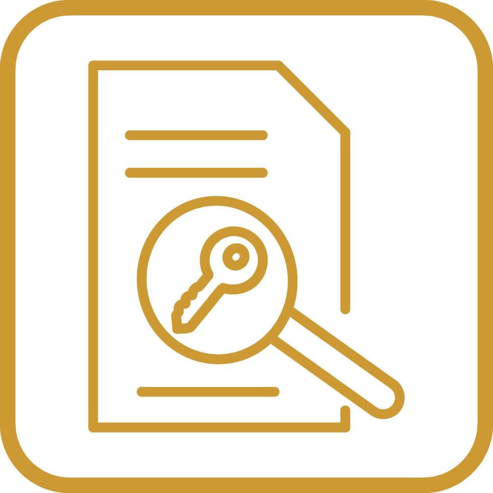 Keywording Vector Icon