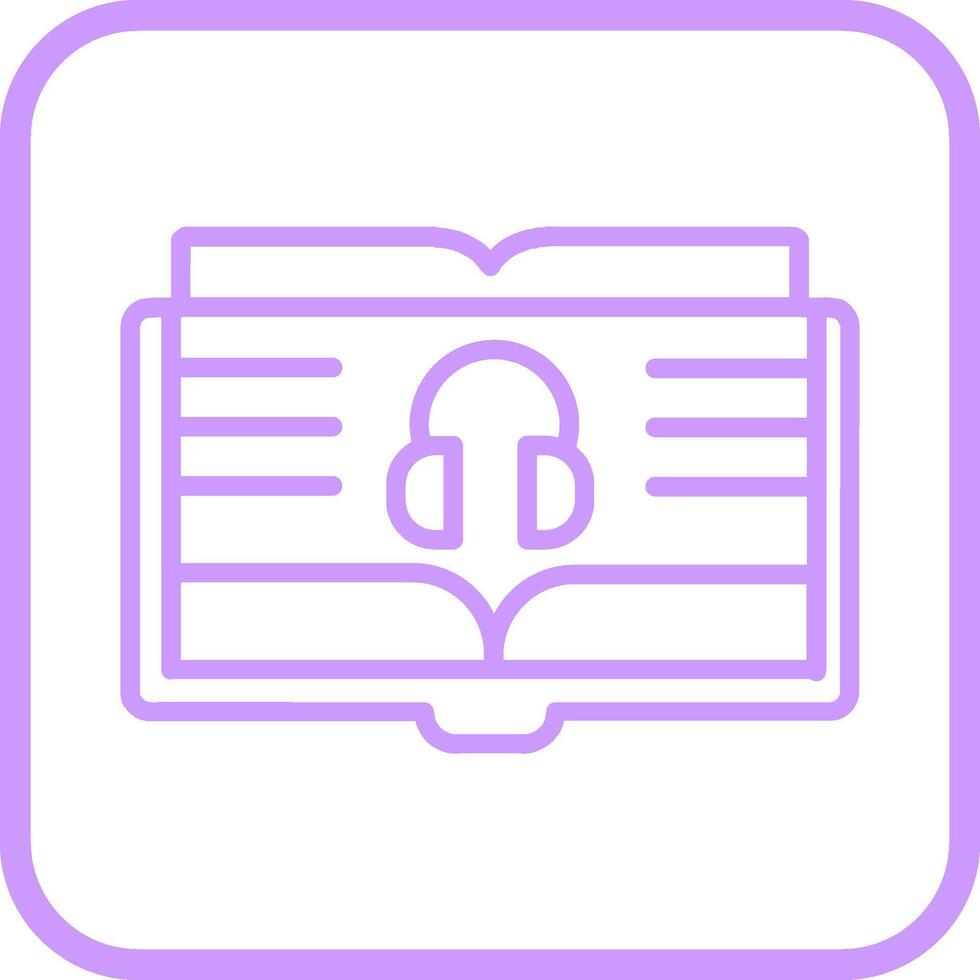 Audio Book Vector Icon