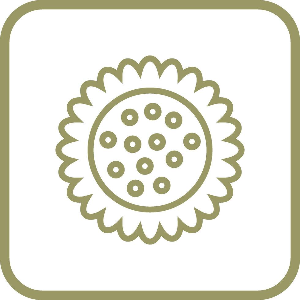 Sunflower Vector Icon