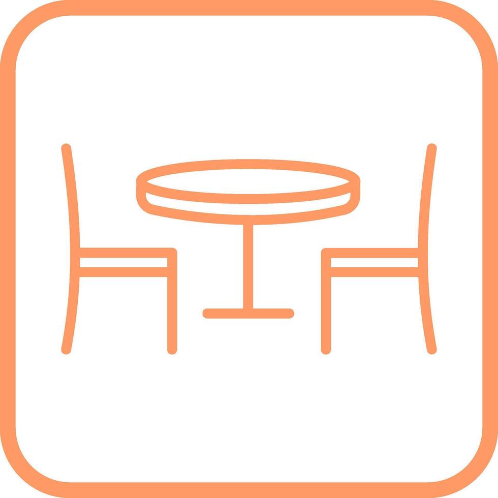 Dining Table I Vector Icon