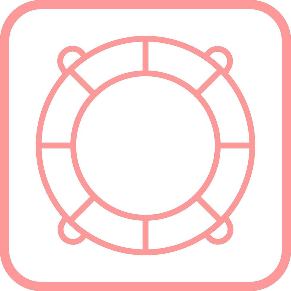 Life Saving Tube Vector Icon