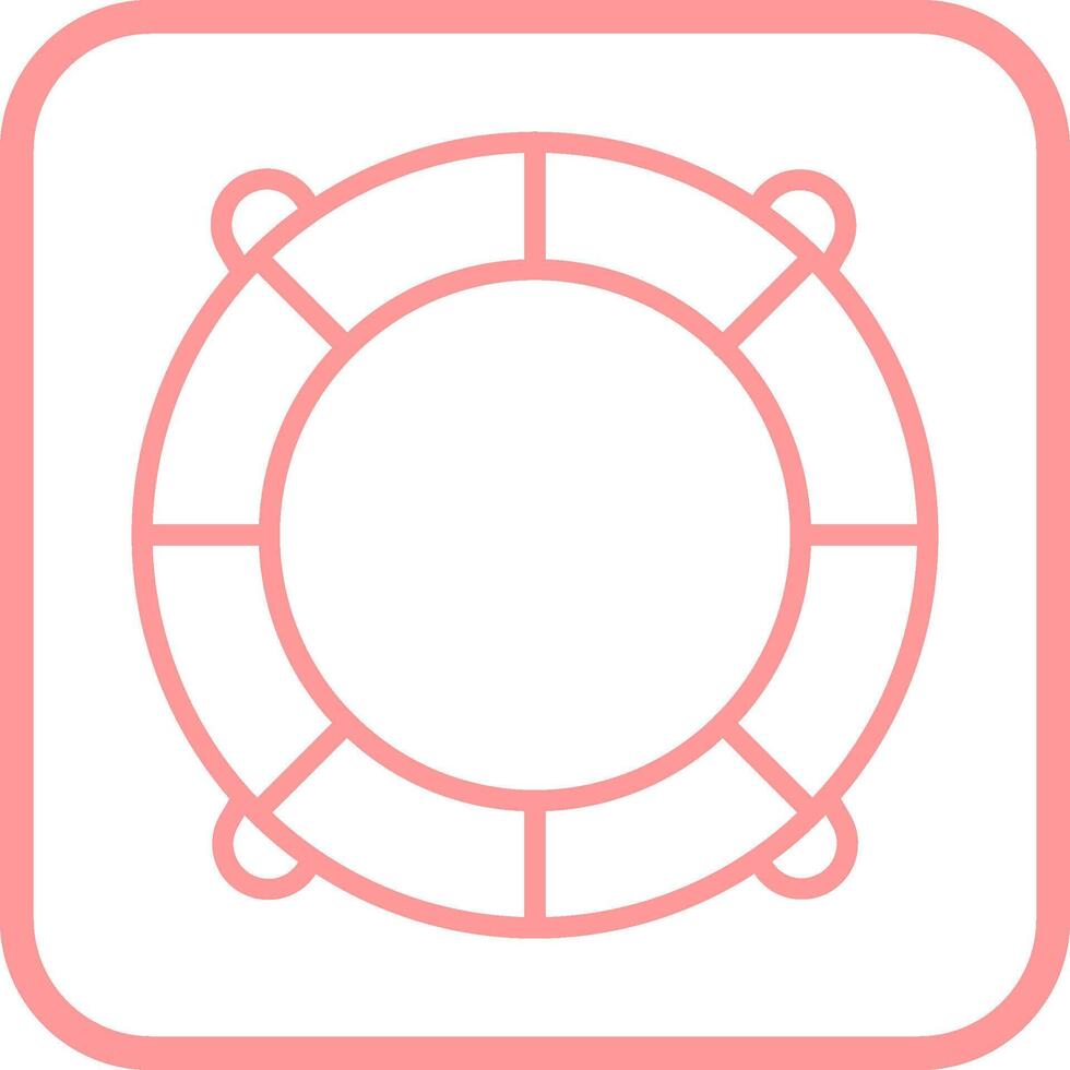 Life Saving Tube Vector Icon