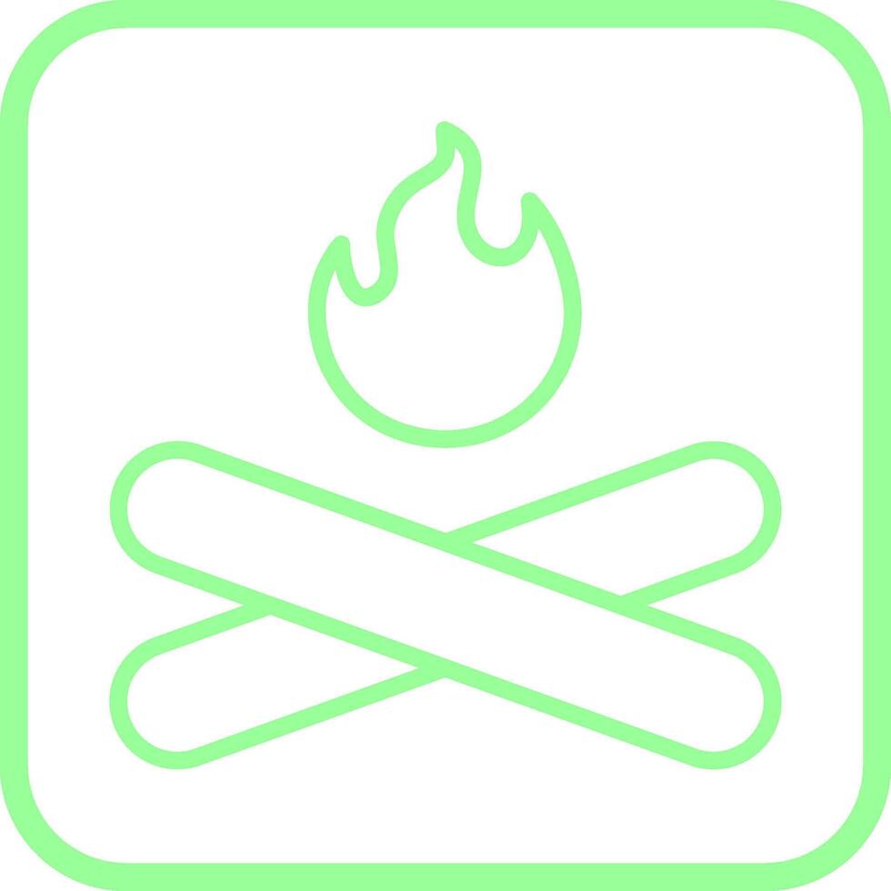 Camp Fire Vector Icon