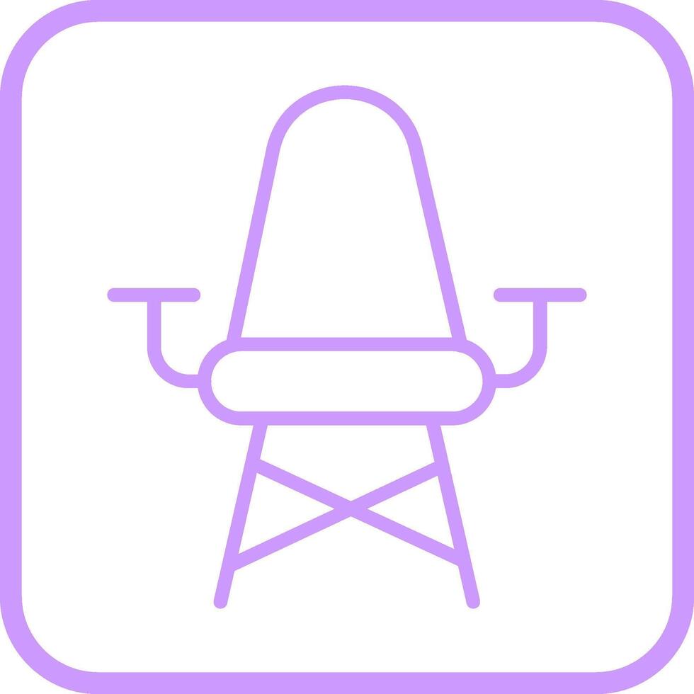 Stylish Chair Vector Icon