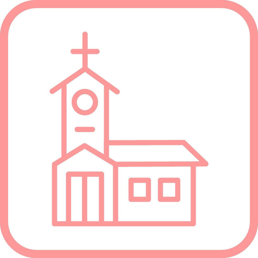 Building Church Vector Icon