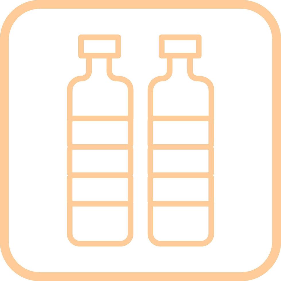 Bottle in Water Vector Icon