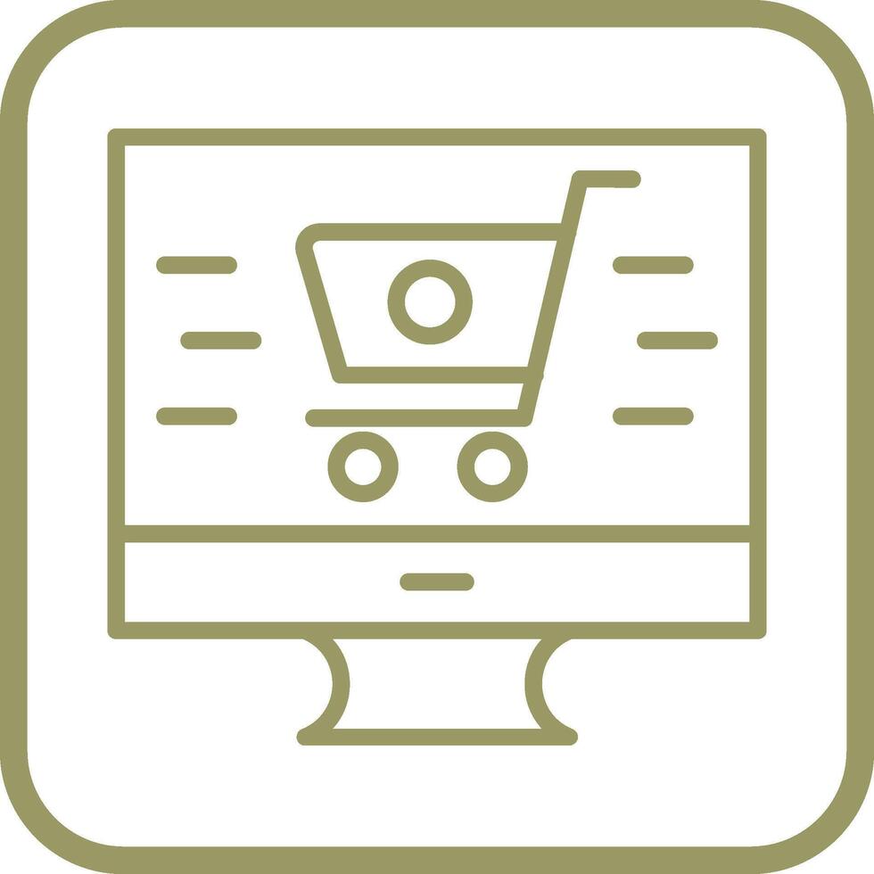 Online Shopping Vector Icon