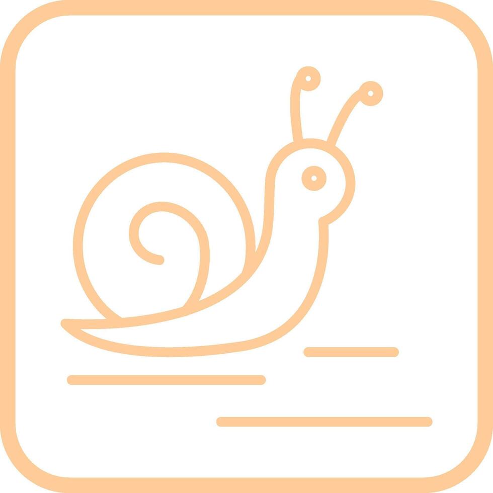 icono de vector de caracol