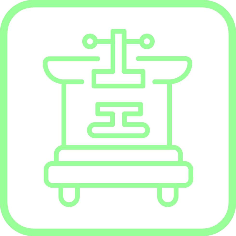 Machine Press Vector Icon