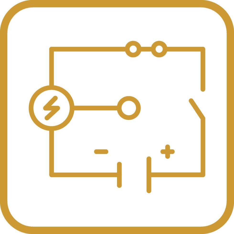 icono de vector de circuito eléctrico