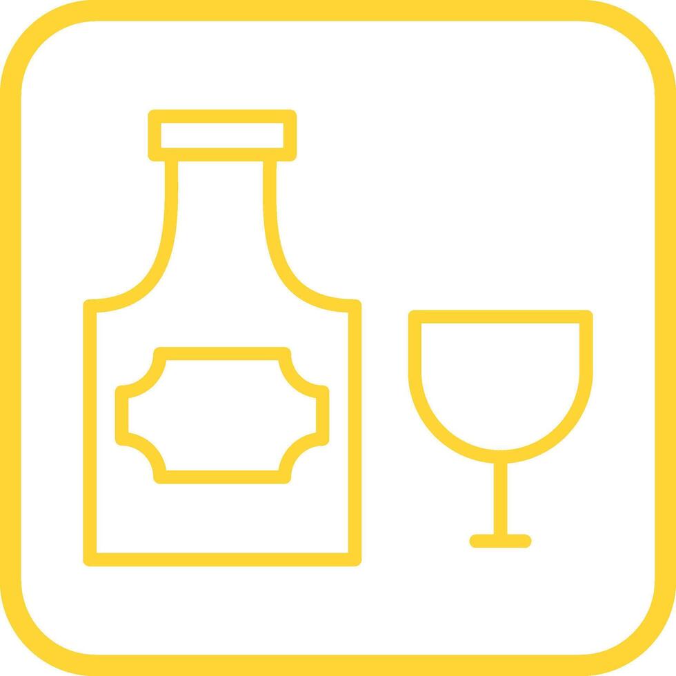 Bottle of Rum Vector Icon