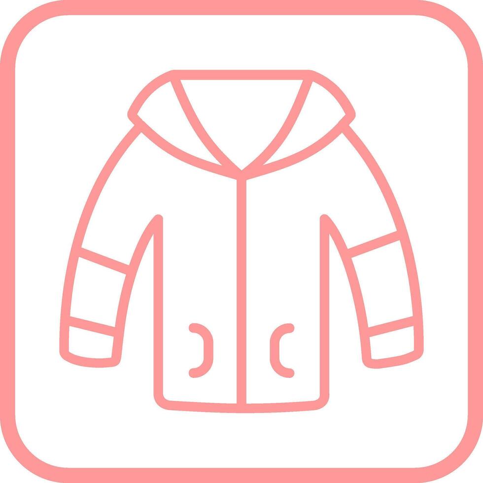 Winter Jacket Vector Icon