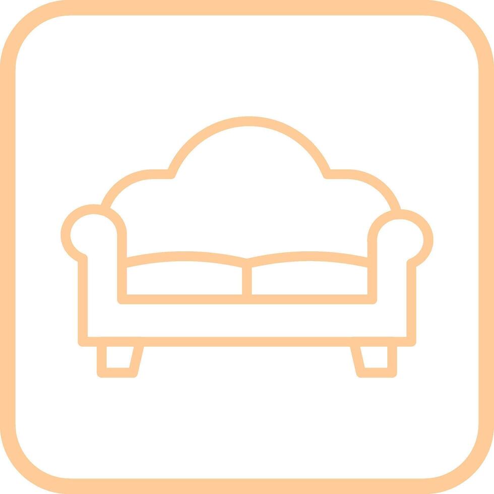Double Sofa Vector Icon