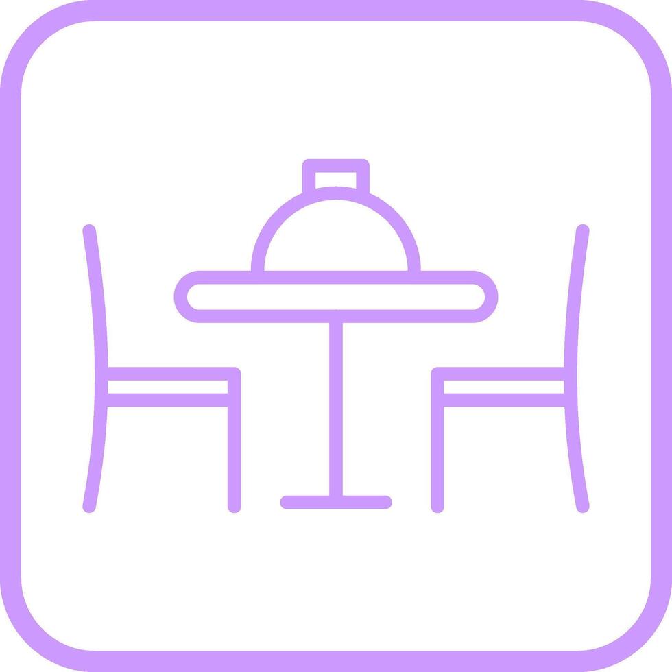 Dinner Table II Vector Icon
