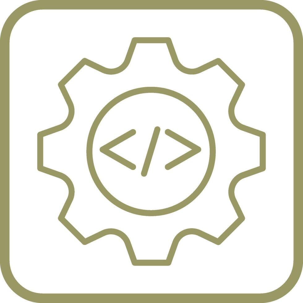 Coding Gear Vector Icon