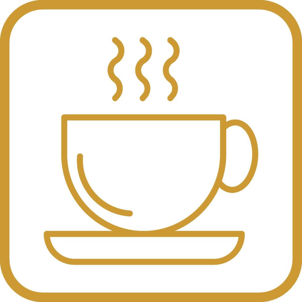 icono de vector de taza de café