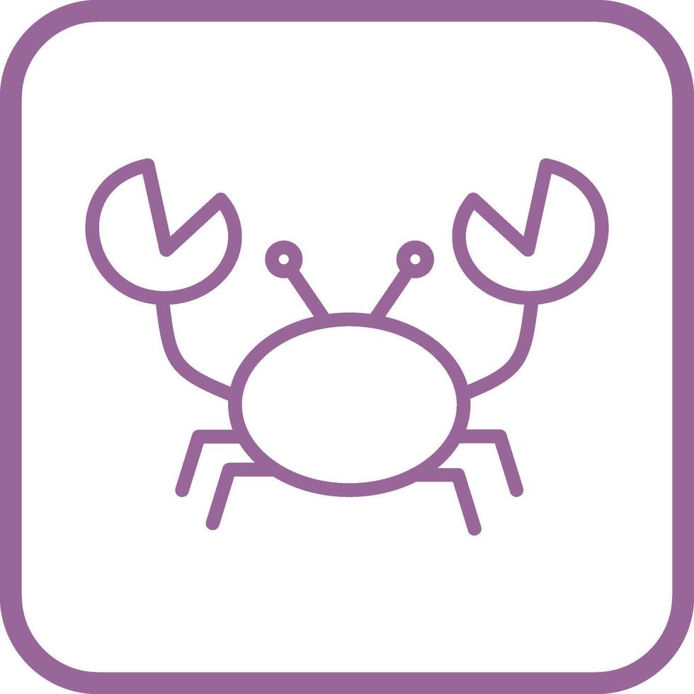 Crab Vector Icon