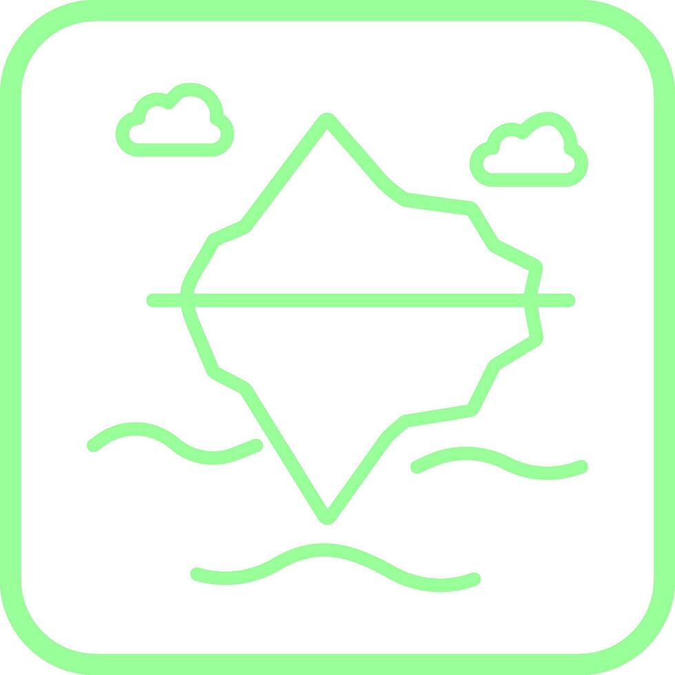 Iceberg Vector Icon