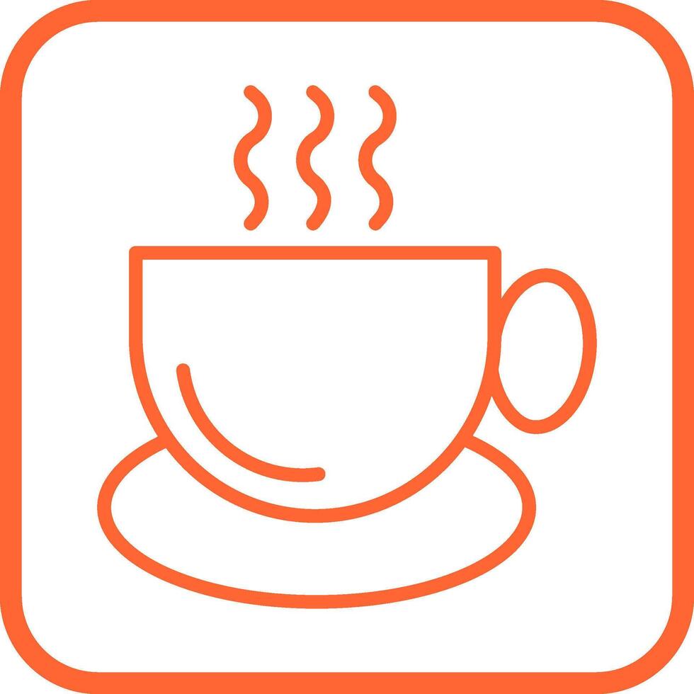 icono de vector de taza de café