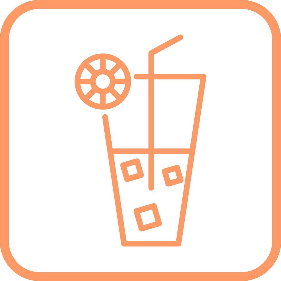 Rainbow Drink Vector Icon
