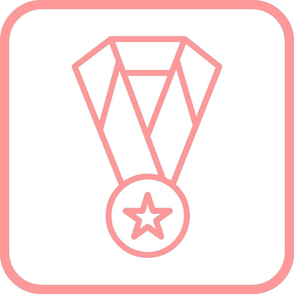 icono de vector de medalla